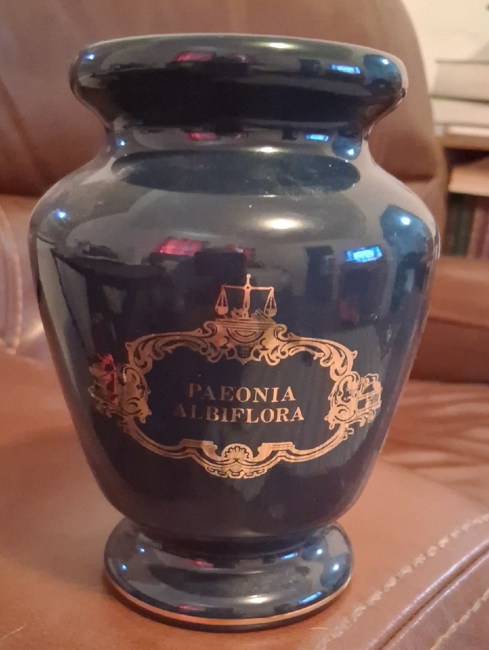 Decorative Ceramic Jar - Navy Blue